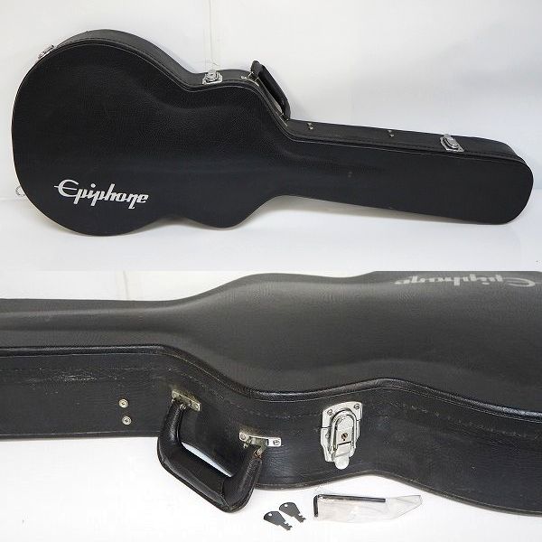 実際に弊社で買取させて頂いた★Epiphone/エピフォン DOT-EB セミアコ ES-335モデル Bigsby搭載 エレキギター ハードケース付の画像 9枚目