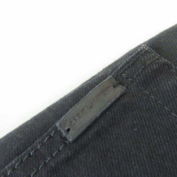 実際に弊社で買取させて頂いたSAINT LAURENT/サンローランパリ SKINNY-FIT JEANS ストレッチ スキニーデニム D02Y 527389 YS500 1220/30の画像 8枚目