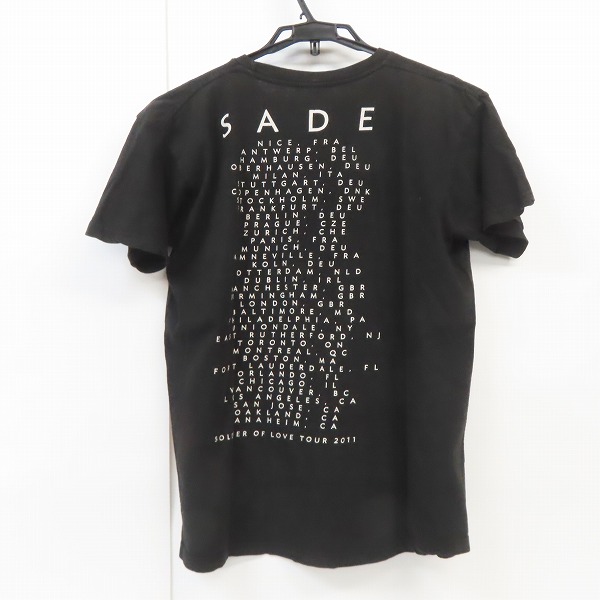 実際に弊社で買取させて頂いたSADE/シャーデー SOLDIER OF LOVE TOUR 2011 バンドTシャツ/Mの画像 1枚目