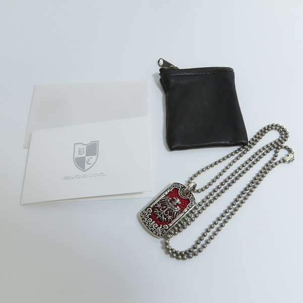 実際に弊社で買取させて頂いた【ギャラ付き】レザーズアンドトレジャーズ IDタグ ミディアム/フェニックス/K18ロープエッジ/スティングレイ ペンダントの画像 8枚目