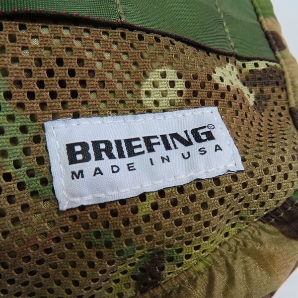 実際に弊社で買取させて頂いたBRIEFING/ブリーフィング 迷彩/カモフラ 2WAY ショルダーバッグの画像 3枚目