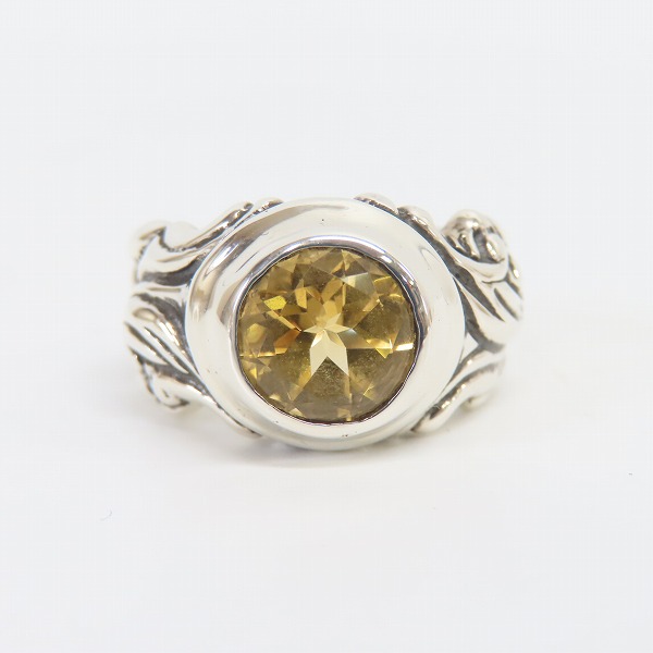 実際に弊社で買取させて頂いた【ギャラ付き】BWL/ビルウォールレザー 20TH ANNIVERSARY CZリング R215/16.5号-17号の画像 1枚目