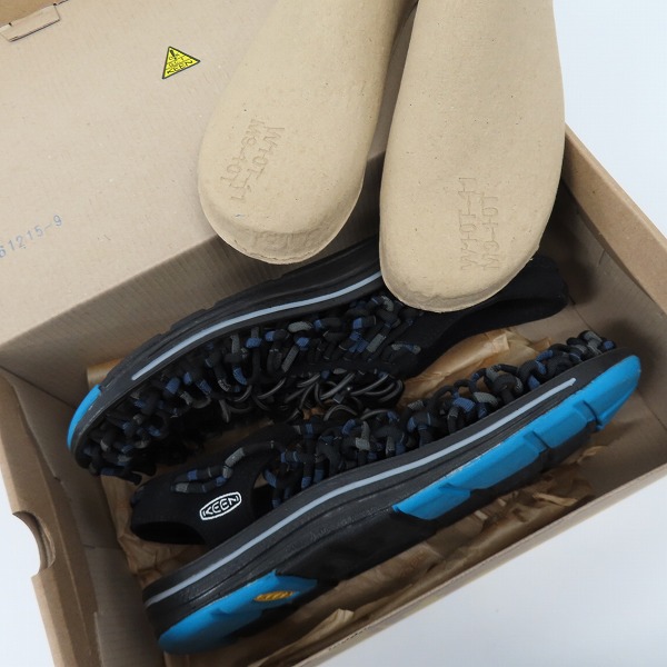 実際に弊社で買取させて頂いたkeen/キーン UNEEK STRIPES サンダル 1014617/27.0の画像 8枚目