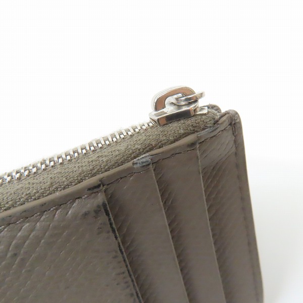 実際に弊社で買取させて頂いたCELINE/セリーヌ コンパクト レザー ジップドカードホルダー/コインケースの画像 6枚目