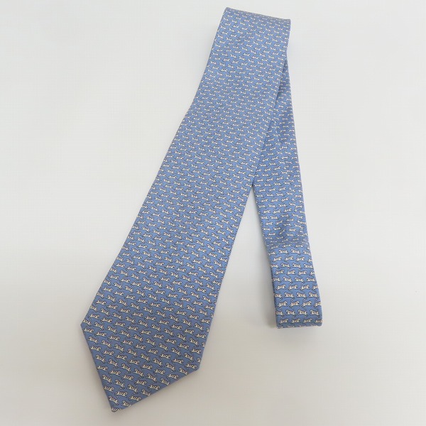 実際に弊社で買取させて頂いたDunhill/ダンヒル アニマル柄 シルクネクタイ