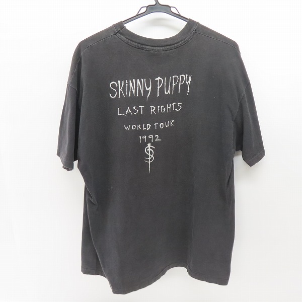 実際に弊社で買取させて頂いたHanes/ヘインズ 80s  SKINNY PUPPY/スキニーパピー バンドTシャツ USA製/XLの画像 1枚目