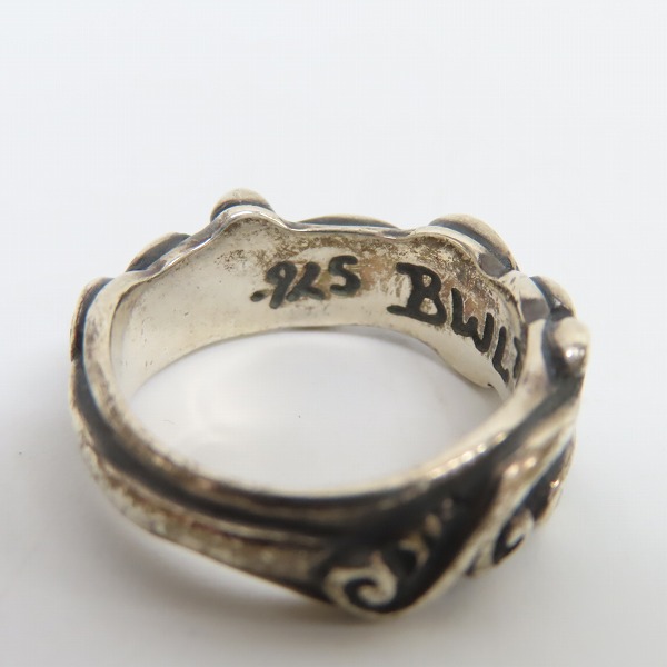 実際に弊社で買取させて頂いたBILL WALL LEATHER/BWL/ビルウォールレザー 99ウェーブリング R205 11.5-12号の画像 7枚目