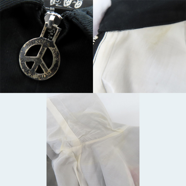 実際に弊社で買取させて頂いたBLACKTOP MOTORCYCLE/ブラックトップモーターサイクル  刺繍 スーベニア ジャケット BT10SS-B01B/Mの画像 8枚目