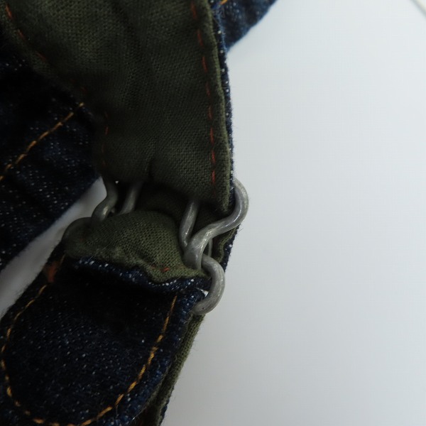 実際に弊社で買取させて頂いたSUGAR CANE/シュガーケーン Lot 242 Denim Work Vest/デニムワークベスト SC12242/40の画像 6枚目