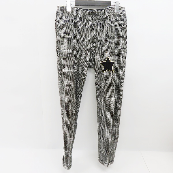 実際に弊社で買取させて頂いたHYDROGEN/ハイドロゲン スターパッチ ツイード ウールパンツ/M