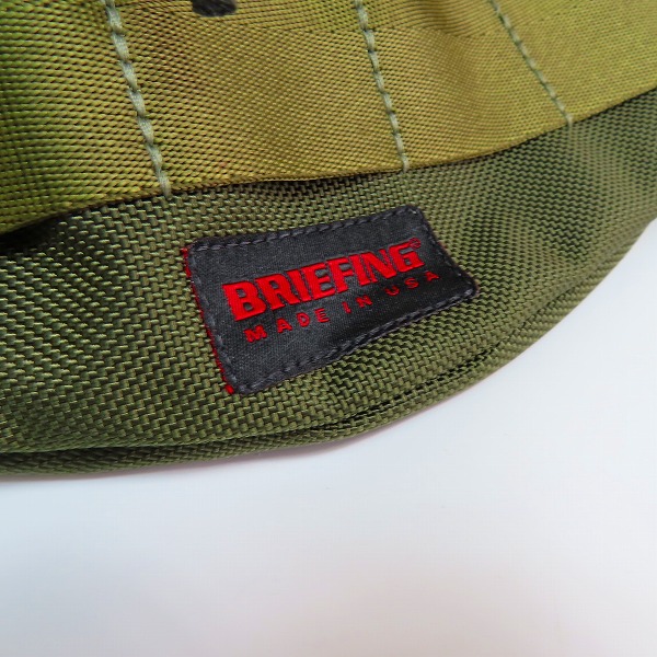 実際に弊社で買取させて頂いたBRIEFING/ブリーフィング カーキ ウエストポーチ/ボディバッグ TRIPOD BRF071219の画像 3枚目
