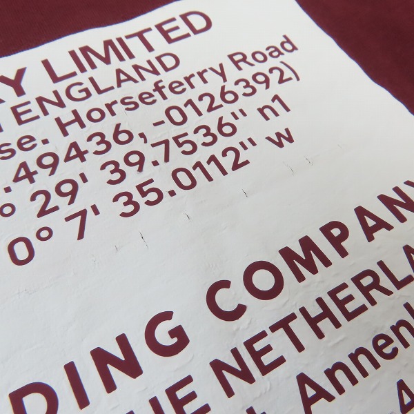 実際に弊社で買取させて頂いたBURBERRY/バーバリー 半袖Tシャツ X POP TRADING COMPANY FABE COORDINATES TEE 8057666/Mの画像 6枚目