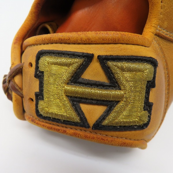 実際に弊社で買取させて頂いたHI-GOLD/ハイゴールド NATURAL FLEX 軟式 右投げ 外野手用 グローブ の画像 4枚目