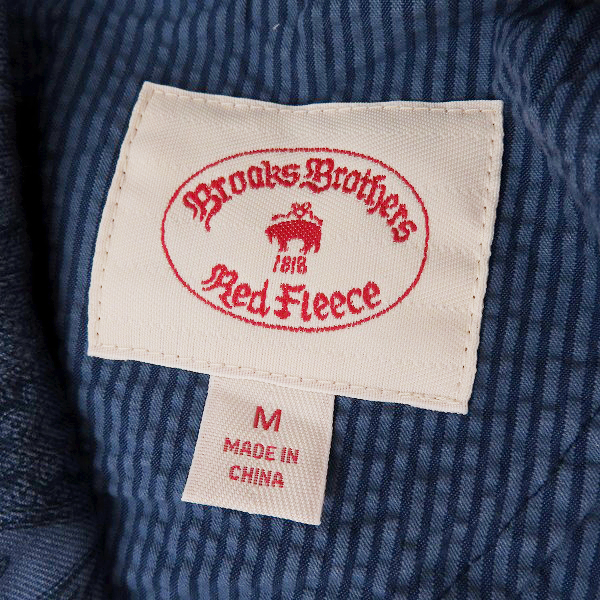 実際に弊社で買取させて頂いたBROOKS BROTHERS Red Fleece/ブルックスブラザーズレッドフリース 総柄 テーラードジャケット/Mの画像 2枚目