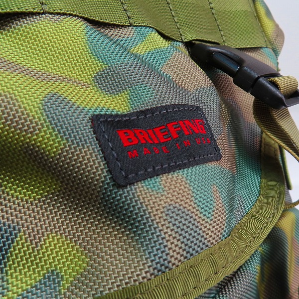 実際に弊社で買取させて頂いたBRIEFING/ブリーフィング SIMPLE FLAP/シンプルフラップ 迷彩/カモフラの画像 3枚目