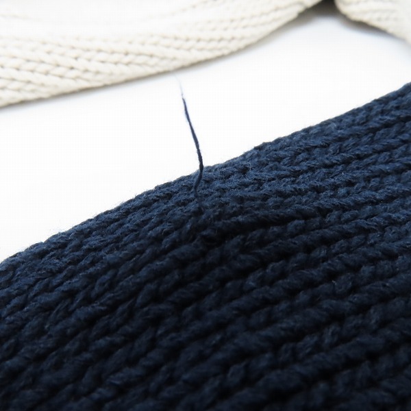 実際に弊社で買取させて頂いたHUGO BOSS/ヒューゴボス ボーダー柄ニット Mの画像 9枚目