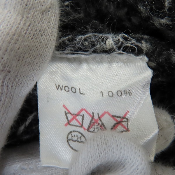 実際に弊社で買取させて頂いたCALEE/キャリー ニット/セーター ブラック/ホワイト Mの画像 3枚目