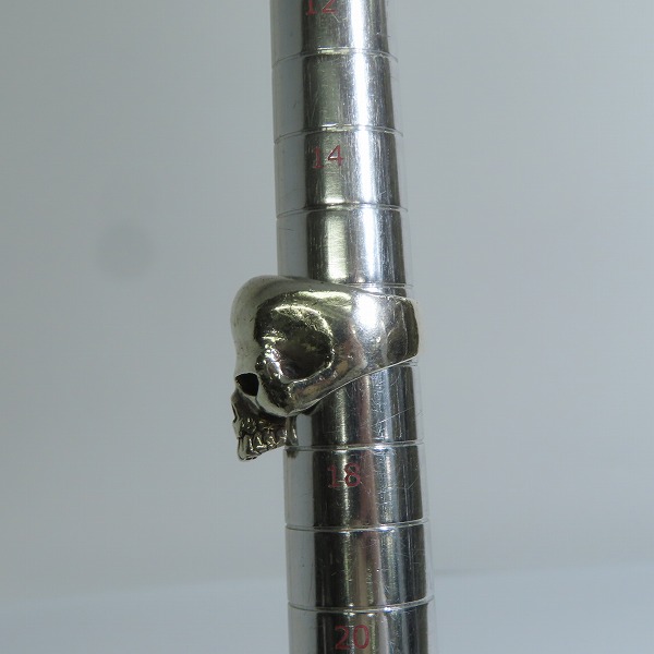 実際に弊社で買取させて頂いたCRAZY PIG/クレイジーピッグ EVIL SKULL エビル スカルリング 15.5-18号の画像 9枚目