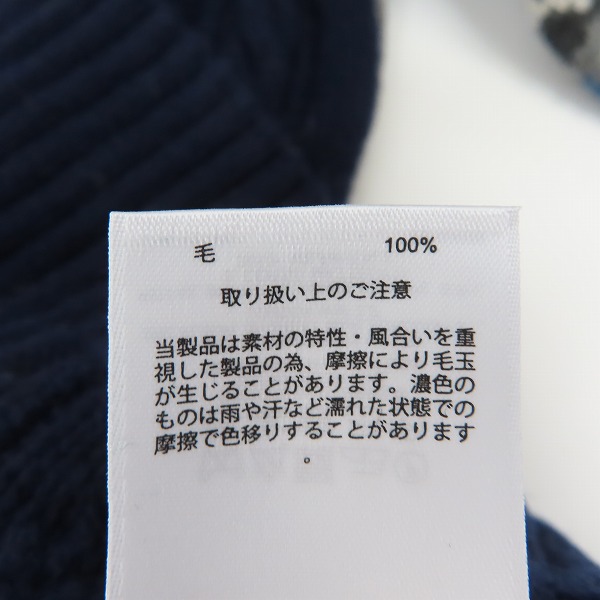 実際に弊社で買取させて頂いた【未使用】BROOKS BROTHERS Red Fleece/ブルックスブラザーズレッドフリース 袖柄切替 ニット/Sの画像 3枚目