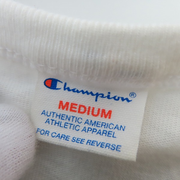 実際に弊社で買取させて頂いたChampion/チャンピオン SDP/スチャダラパー ボディ バンドTシャツ/Mの画像 2枚目