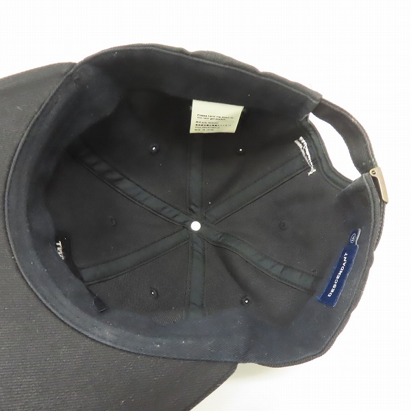 実際に弊社で買取させて頂いたDESCENDANT/ディセンダント ロゴワッペン キャップ/帽子/Fの画像 4枚目