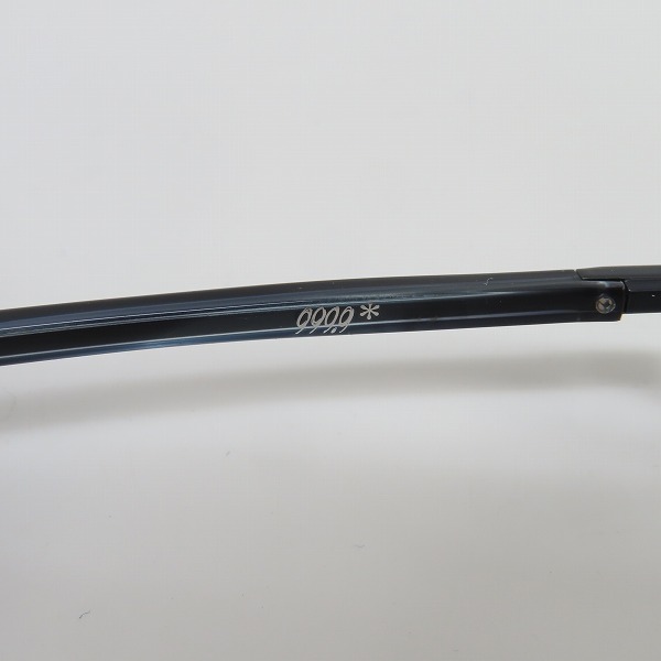 実際に弊社で買取させて頂いた999.9/フォーナインズ ハーフリム スクエア型 眼鏡/メガネフレーム/アイウェア TW-61T 7673の画像 4枚目