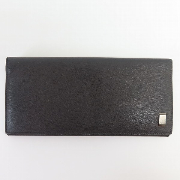 実際に弊社で買取させて頂いたDunhill/ダンヒル ロゴプレート レザー 二つ折り長財布