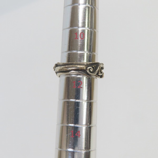 実際に弊社で買取させて頂いたBILL WALL LEATHER/BWL/ビルウォールレザー 99ウェーブリング R205 11.5-12号の画像 8枚目