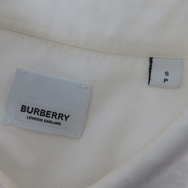 実際に弊社で買取させて頂いたBURBERRY/バーバリー オーバーサイズ オックスフォードコットンシャツ 8023776/Sの画像 2枚目