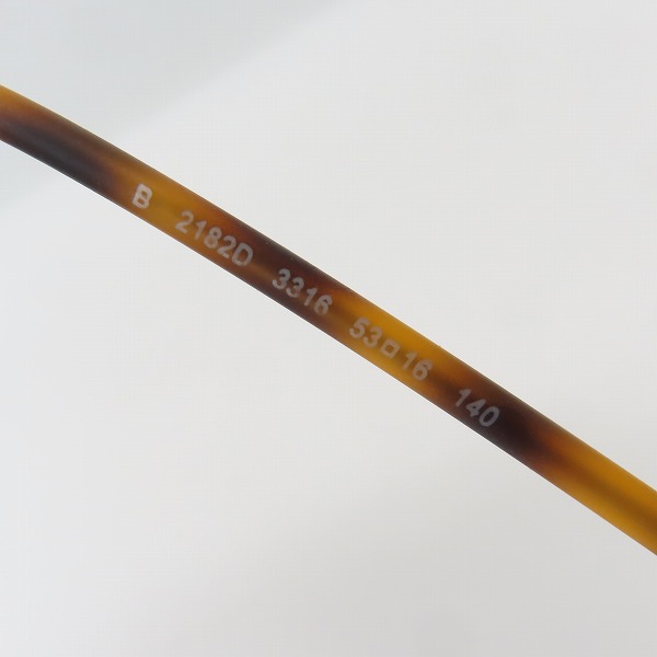 実際に弊社で買取させて頂いたBURBERRY/バーバリー メガネフレーム アイウェア B2182Dの画像 7枚目