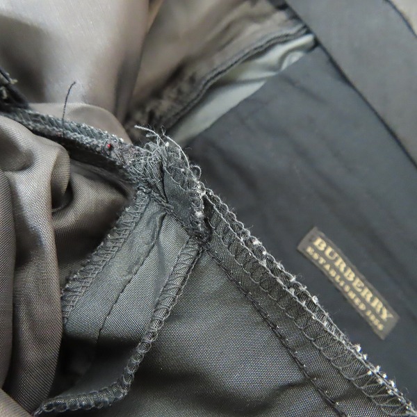 実際に弊社で買取させて頂いたBURBERRY ESTABLISHED 1856/バーバリー イタリア製 サイドベルト スラックスパンツ/46の画像 6枚目
