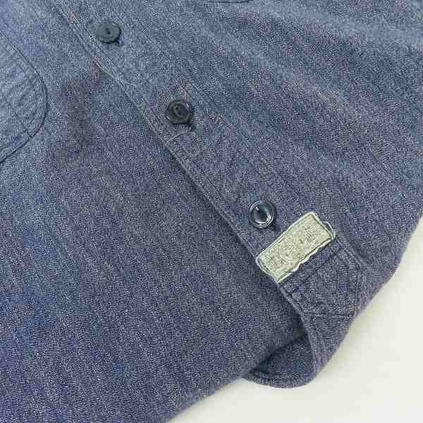 実際に弊社で買取させて頂いたMISTER FREEDOM×SUGAR CANE/ミスターフリーダム×シュガーケーン ワークシャツ SC24750/Mの画像 6枚目
