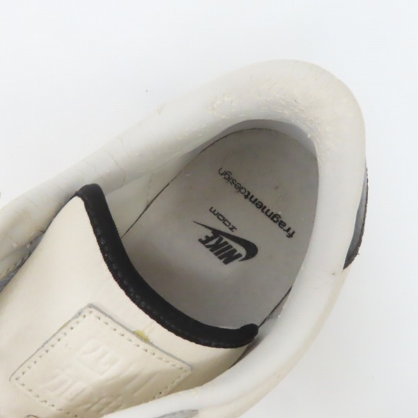 実際に弊社で買取させて頂いた【観賞用】NIKE×FRAGMENT DESIGN/ナイキ×ラグメントデザイン ZOOM TENNIS CLASSIC 335604-114/28.5 の画像 4枚目