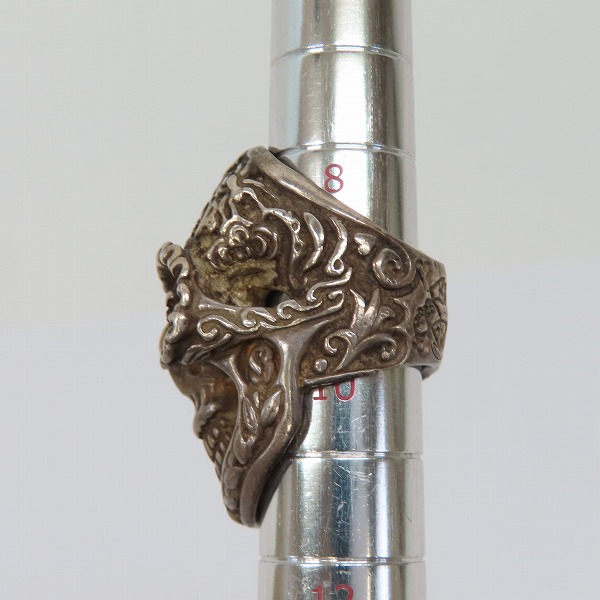実際に弊社で買取させて頂いたBWL/ビルウォールレザー Dia de los Muertos Master Skull Ring 死者の日 マスタースカルリング 7.5-11.5号の画像 9枚目