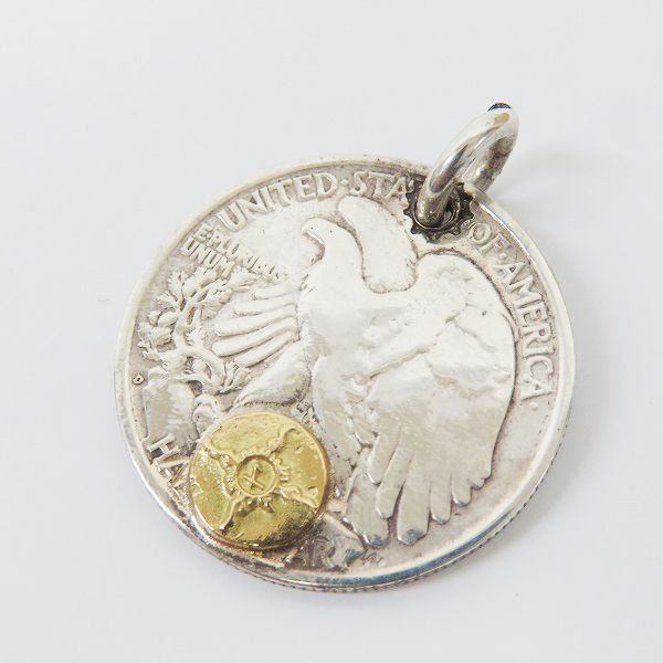 実際に弊社で買取させて頂いた【ワランティ付き】FIRST ARROWS/ファーストアローズ K18付 サン&アラベスク/ウォーキングリバティーコイン ペンダント P-056の画像 1枚目