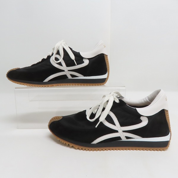 実際に弊社で買取させて頂いたLOEWE/ロエベ フローランナー  ナイロン&スエードレザー ローカットスニーカー 41の画像 3枚目