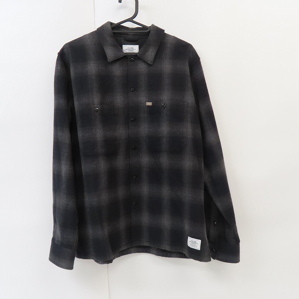 実際に弊社で買取させて頂いたCRIMIE/クライミー GLGB/GOOD LUCK&GOD BLESS チェック フランネルシャツ CR1-02L5-SL09/M