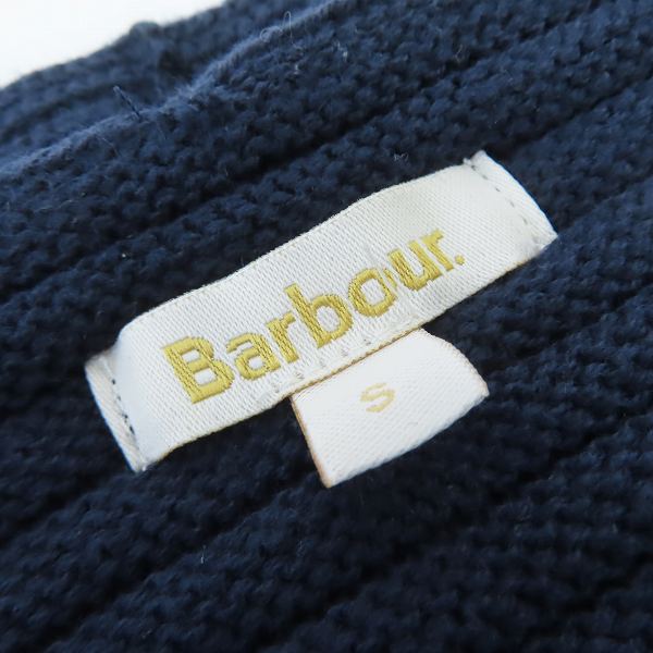 実際に弊社で買取させて頂いたBarbour/バブアー 21AW Stitch Guernsey Cardigan トッパー カーディガン ニット LKN1168/Sの画像 2枚目