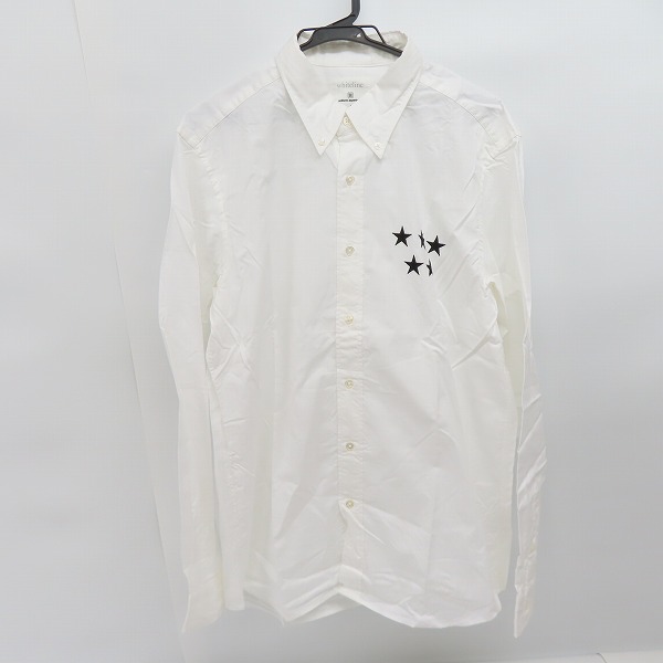実際に弊社で買取させて頂いたuniform experiment/ユニフォームエクスペリメント whiteline BAGGAGE TAG B.D SHIRT UE-170006/4
