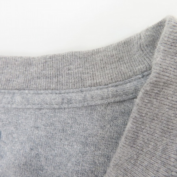 実際に弊社で買取させて頂いたDESCENDANT/ディセンダント ロゴ刺繍 Tシャツ グレー /3の画像 5枚目