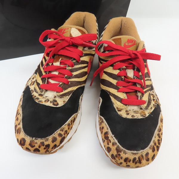 実際に弊社で買取させて頂いたNIKE×ATMOS/ナイキ×アトモス AIR MAX 1 DLX/エアマックス1 アニマルパック 2.0 AQ0928-700/27