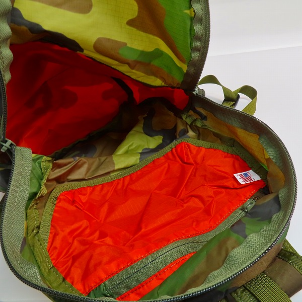 実際に弊社で買取させて頂いたBRIEFING/ブリーフィング PACKABLE DAYPACK ナイロン バックパック/リュック カモフラ brf265219の画像 4枚目