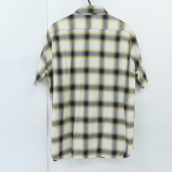 実際に弊社で買取させて頂いたSUGAR CANE/シュガーケーン オンブレチェック 半袖 ワークシャツ SC38693 Lの画像 1枚目