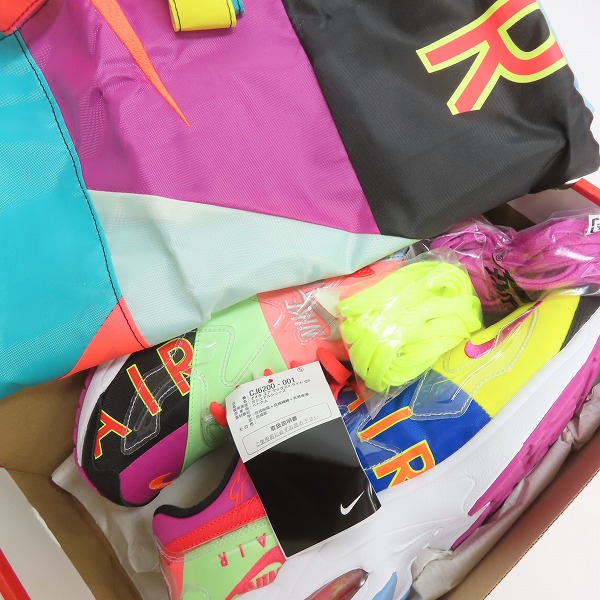 実際に弊社で買取させて頂いた【未使用】 NIKE×atmos/ナイキ×アトモス AIR MAX2 LIGHT QS エアマックス2 CJ6200-001/27.5の画像 8枚目