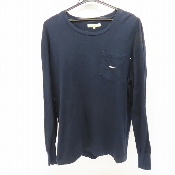 実際に弊社で買取させて頂いたDESCENDANT/ディセンダント cachalot 胸ポケ/刺繍 ロンT ネイビー /3