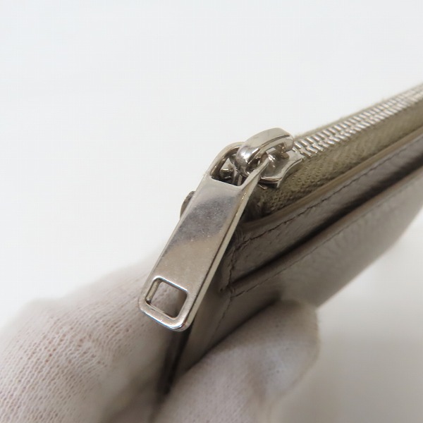 実際に弊社で買取させて頂いたCELINE/セリーヌ コンパクト レザー ジップドカードホルダー/コインケースの画像 5枚目