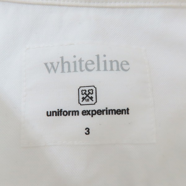 実際に弊社で買取させて頂いたuniform experiment/ユニフォームエクスペリメント whiteline t CAMOUFLAGE PANEL B.D SHIRT UE-170012/3の画像 2枚目