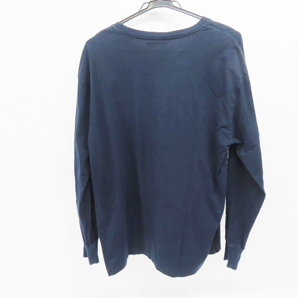 実際に弊社で買取させて頂いたDESCENDANT/ディセンダント cachalot 胸ポケ/刺繍 ロンT ネイビー /3の画像 1枚目