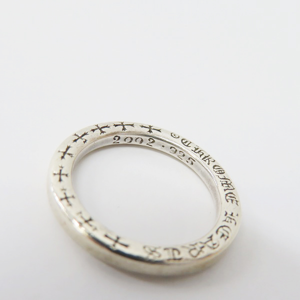 CHROME HEARTS/クロムハーツ 3mm スペーサーリング プレーン 17.5号の 