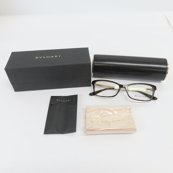 実際に弊社で買取させて頂いたBVLGARI/ブルガリ メガネフレーム アイウェア 4111-B-F 504の画像 8枚目